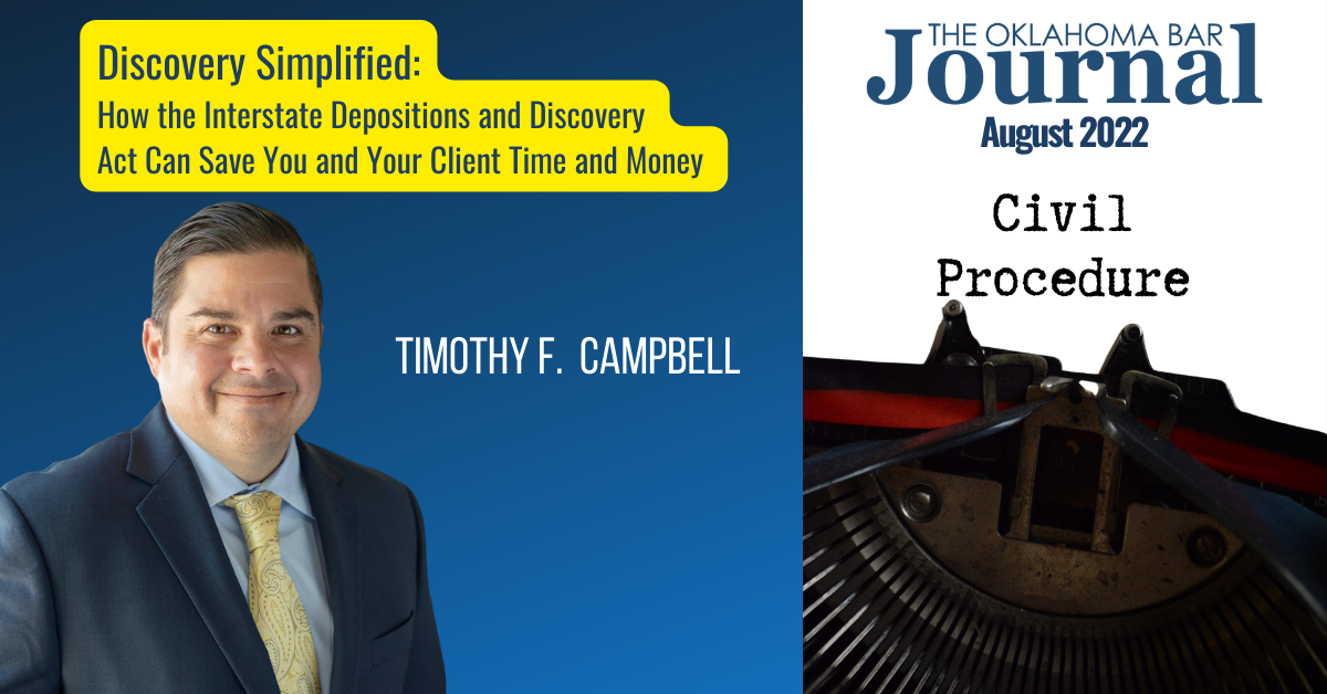 OutofState Discovery Simplified How the Interstate Depositions and