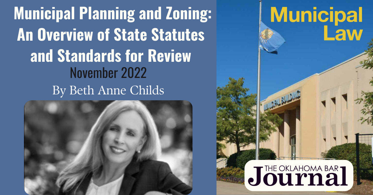 Municipal Planning and Zoning An Overview of State Statutes and