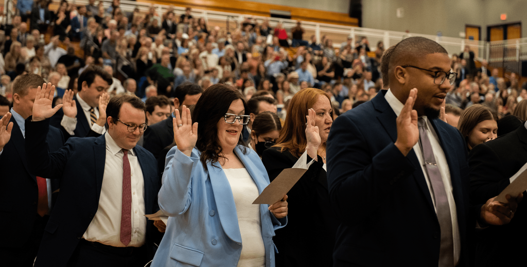 The OBA welcomed 235 new admittees during a Sept. 29 swearing-in ceremony at Oklahoma City University.